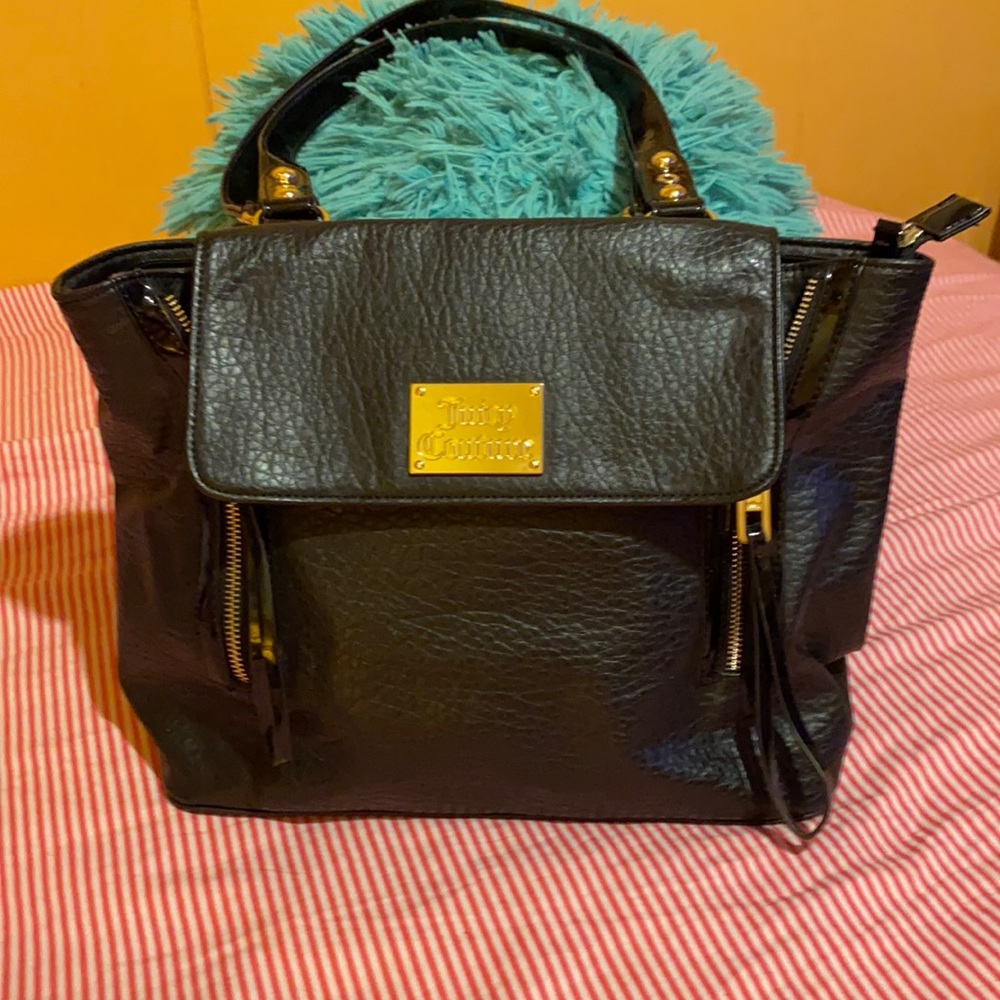 Juicy couture leather shoulder bag